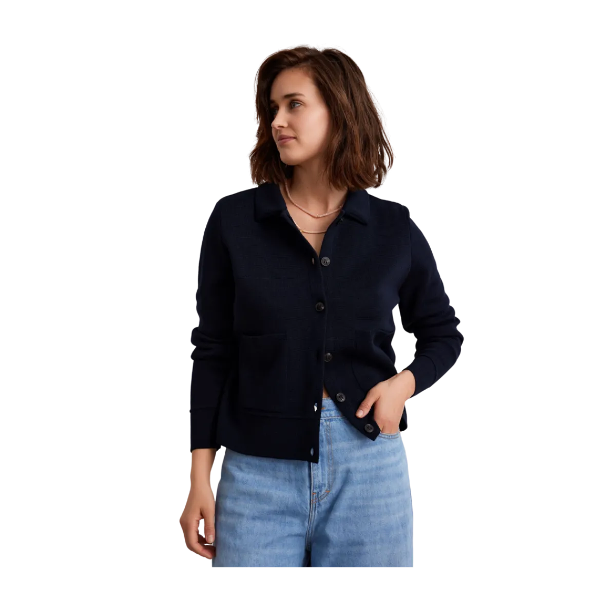 Hot Sibin Linnebjerg Kaja Cardigan - Back