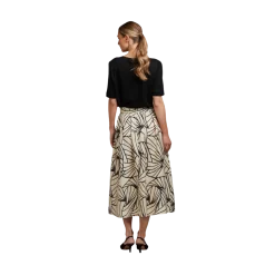 Best Stenströms Kathryn Skirt - Light Beige Pattern
