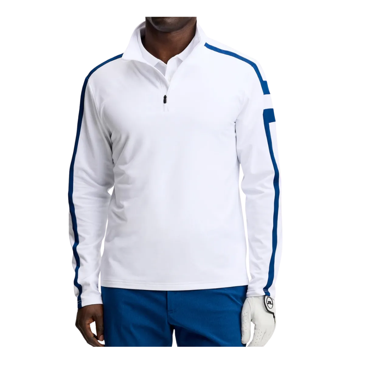 Sale J.Lindeberg Keaton Quarter Zip id ayer - White