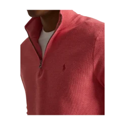 Online Polo Ralph Lauren Knit Cotton Quarter-Zip weater - Cherry Pink