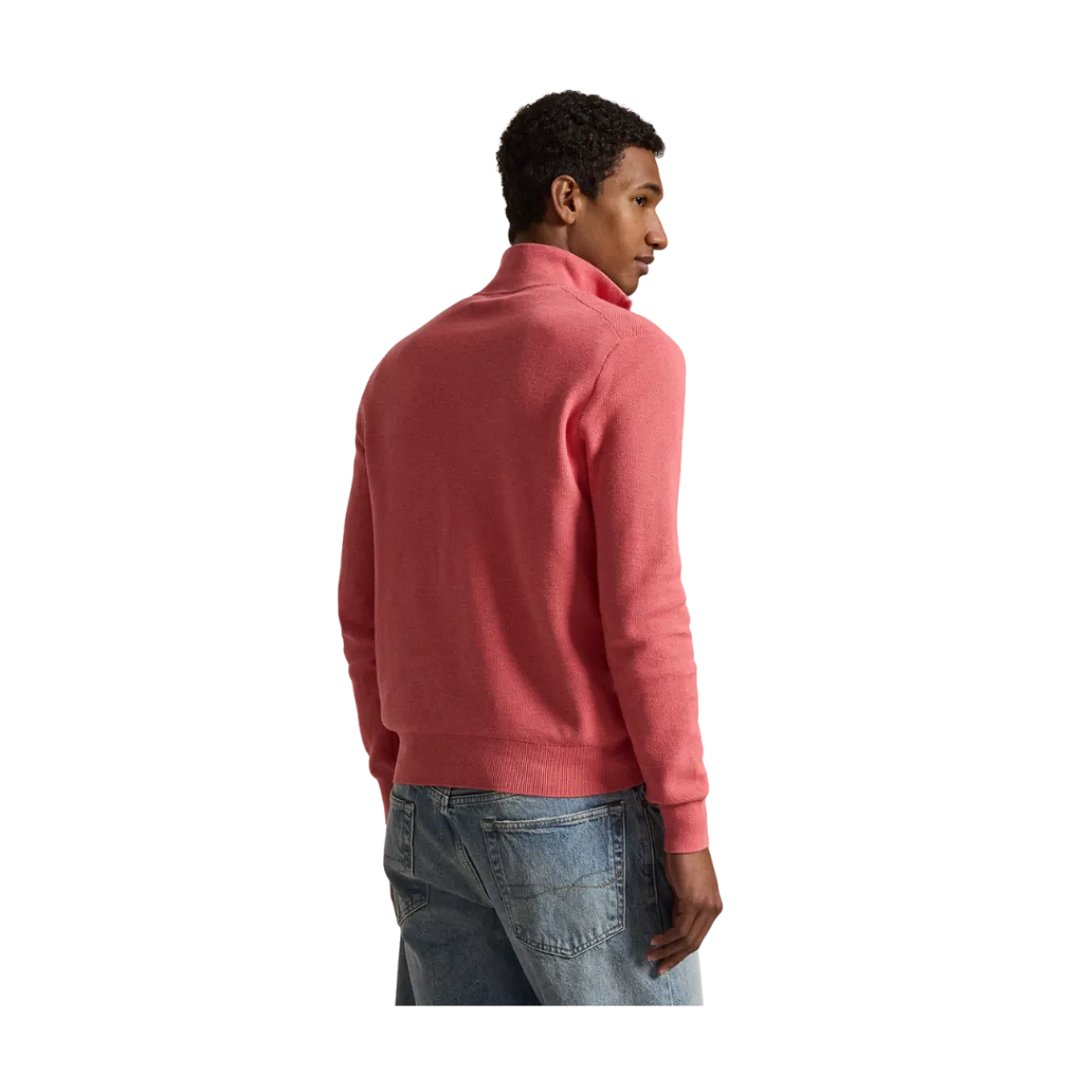 Online Polo Ralph Lauren Knit Cotton Quarter-Zip weater - Cherry Pink