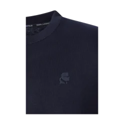 Outlet Karl Lagerfeld Knit Crewneck - idnight bue