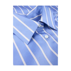 New Stenströms Koda Shirt - Blue stripe