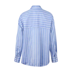 New Stenströms Koda Shirt - Blue stripe