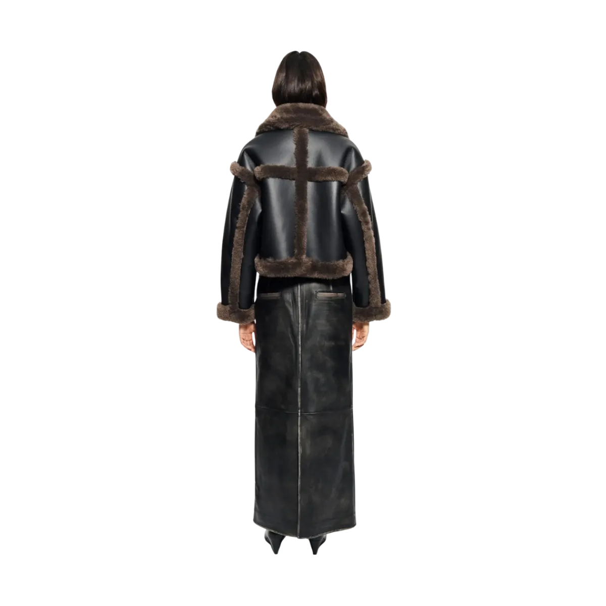 Online Stand Studios Kristy Jacket - Black/Dark Brown