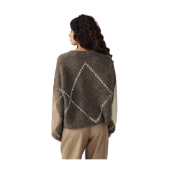Hot Noella Lai Knit - Ash Brown Mix