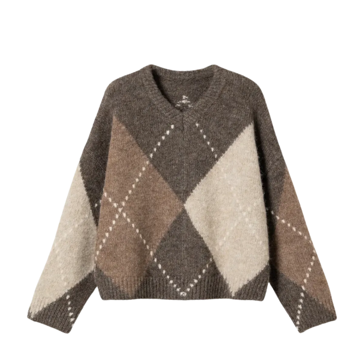 Hot Noella Lai Knit - Ash Brown Mix