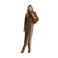 Lauren akiat Puover - Taupe Brown Heather Donega