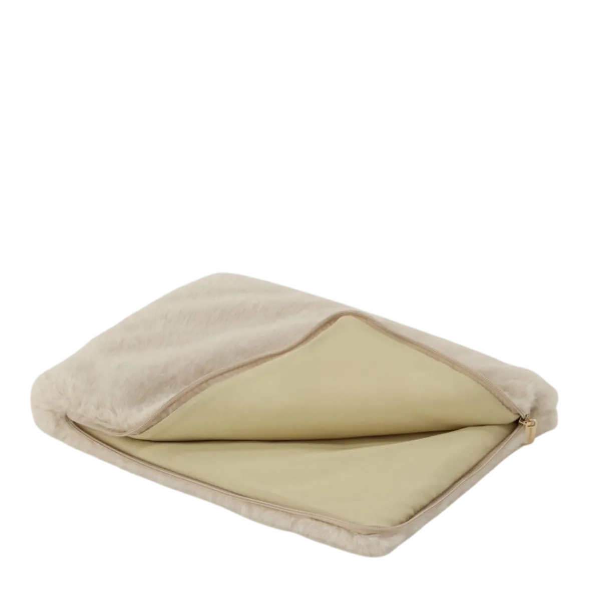 Clearance My Jewellery Laptop Sleeve Fur Beige - Beige