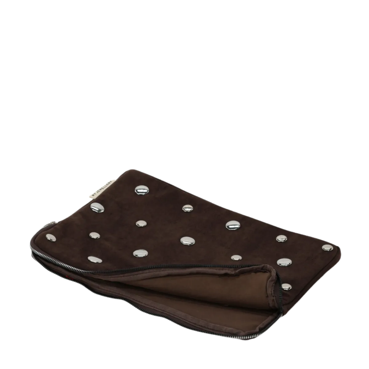 Online My Jewellery Laptop Sleeve Suede Studs Brown - Brown
