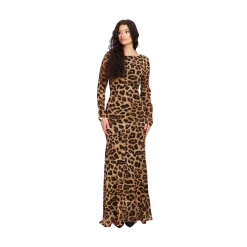 Dry Lake Leo Dress - Brown Leo