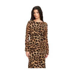 Dry Lake Leo Dress - Brown Leo