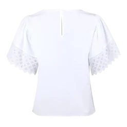 Outlet Stenströms Leona Blouse Wide Sleeve - White