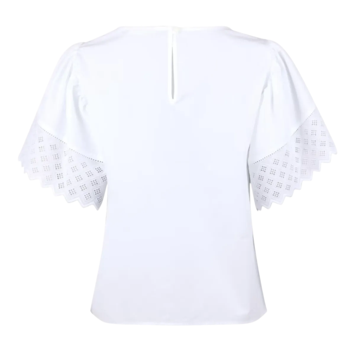 Outlet Stenströms Leona Blouse Wide Sleeve - White
