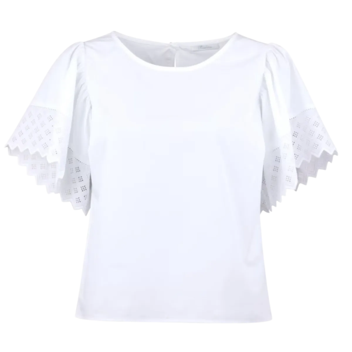 Outlet Stenströms Leona Blouse Wide Sleeve - White