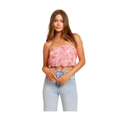 Sale Rut & Circle EONORE TOP - Pink eange