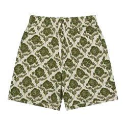 Les Deux Leley Flower Tile AOP hort - 565215 Vintage Green/Ivory