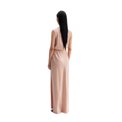 Discount Ahlvar Lima Satin Dress - Dusty Pink