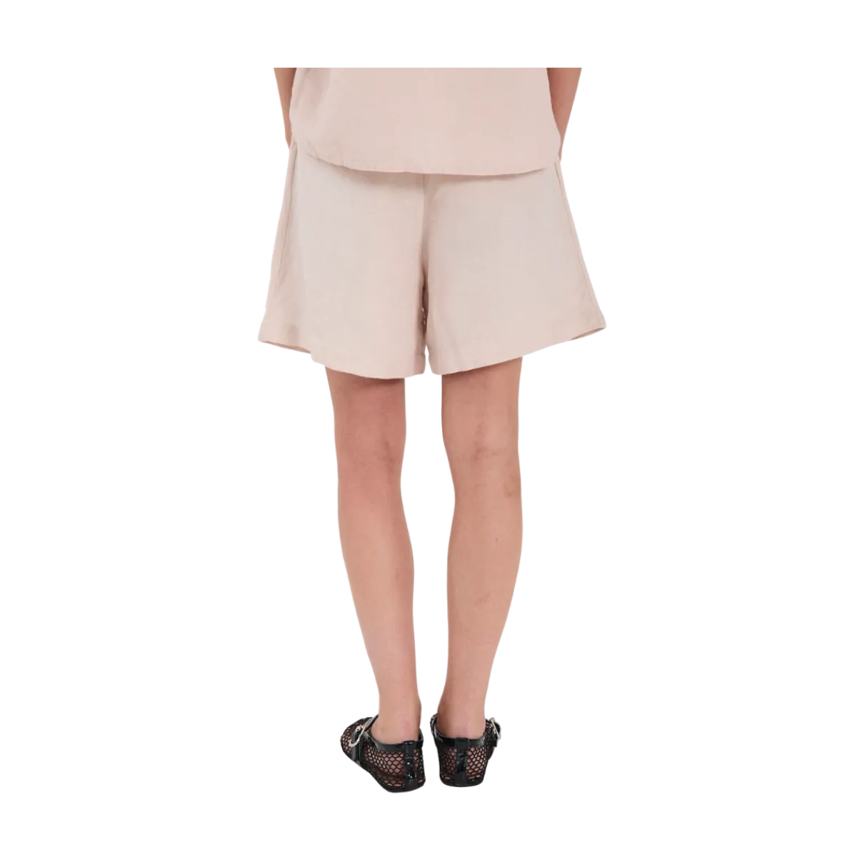 New Norr Lineo Shorts - Light rose