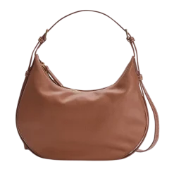 Online ATP Atelier Liveri Leather Small Hobo Bag - 1043 Brandy