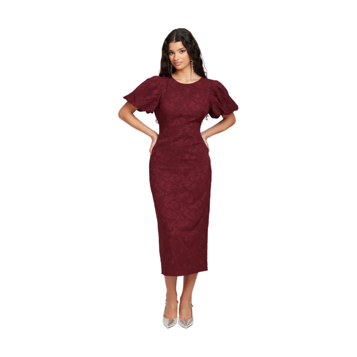 Online Dry Lake Liz Long Dre - Burgundy