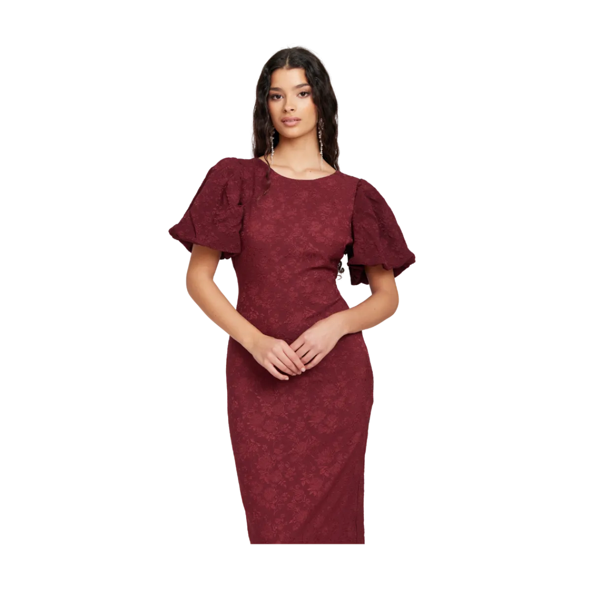 Online Dry Lake Liz Long Dre - Burgundy