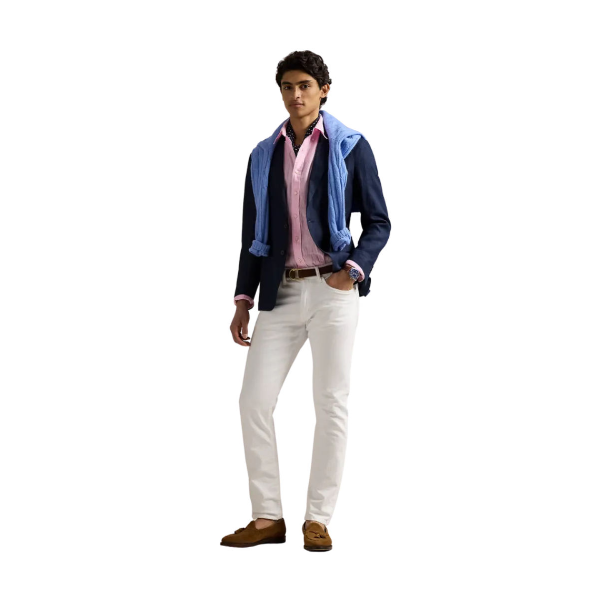 Online Polo Ralph Lauren Long Sleeve Sport Shirt - Carmel Pink