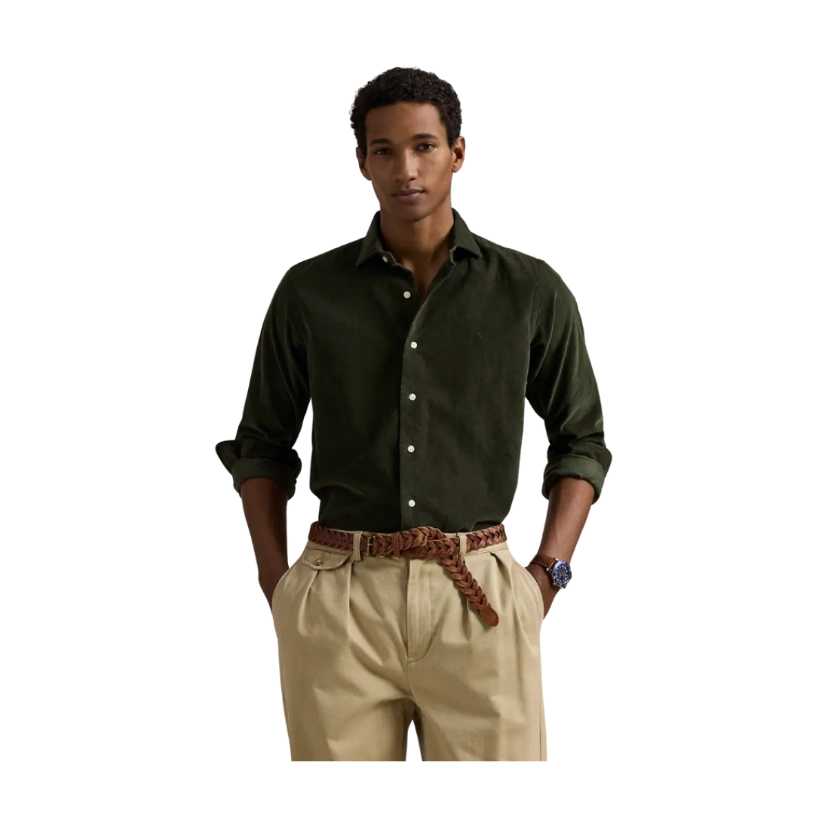 Sale Polo Ralph Lauren Long leeve port hirt - Etate Olive