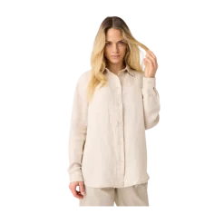 Outlet Knowledge Cotton Apparel ooe inen hirt - ight Feather Gray