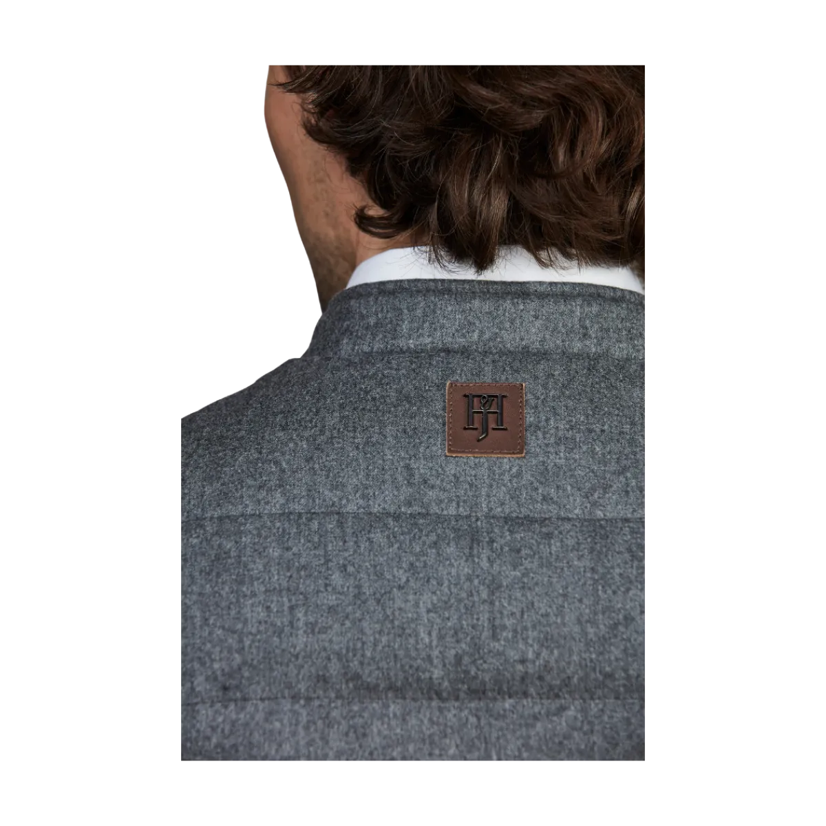 Best Hansen & Jacob Lt Down uperonic Wool Vet - Grey