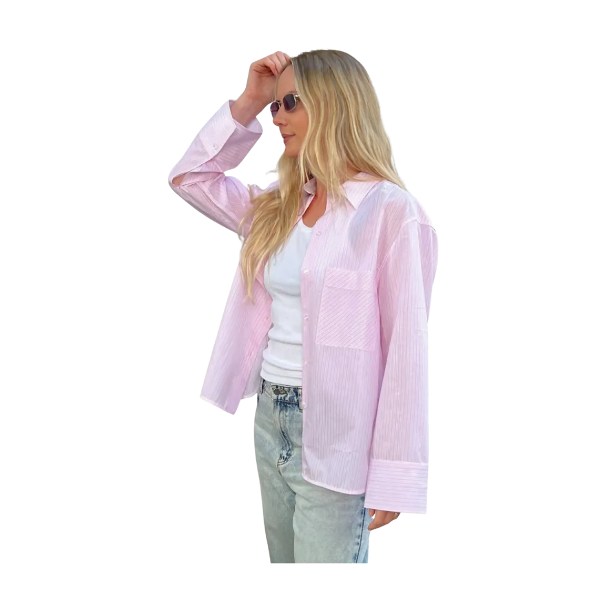 Sale Day Birger et Mikkelsen Mac Classic Stripe - Pink-a-boo