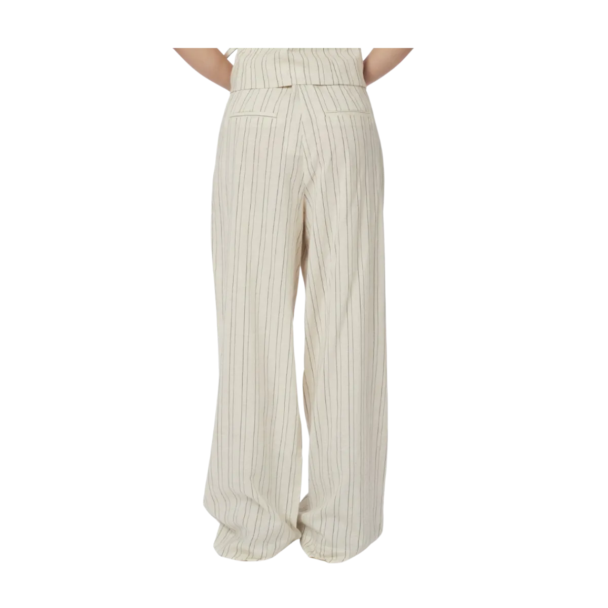 Best Neo Noir Malba Stripe Pants - Natural