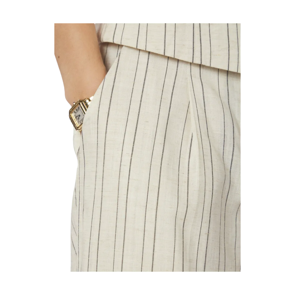 Best Neo Noir Malba Stripe Pants - Natural