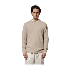 Hot Brand Island Marcello O-Neck Knit - Light Khaki