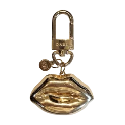 Sale DARK Department Metal Sign Bag Charm - Lip