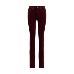 New Lauren Midrise 5 Pocket - Dark Garnet