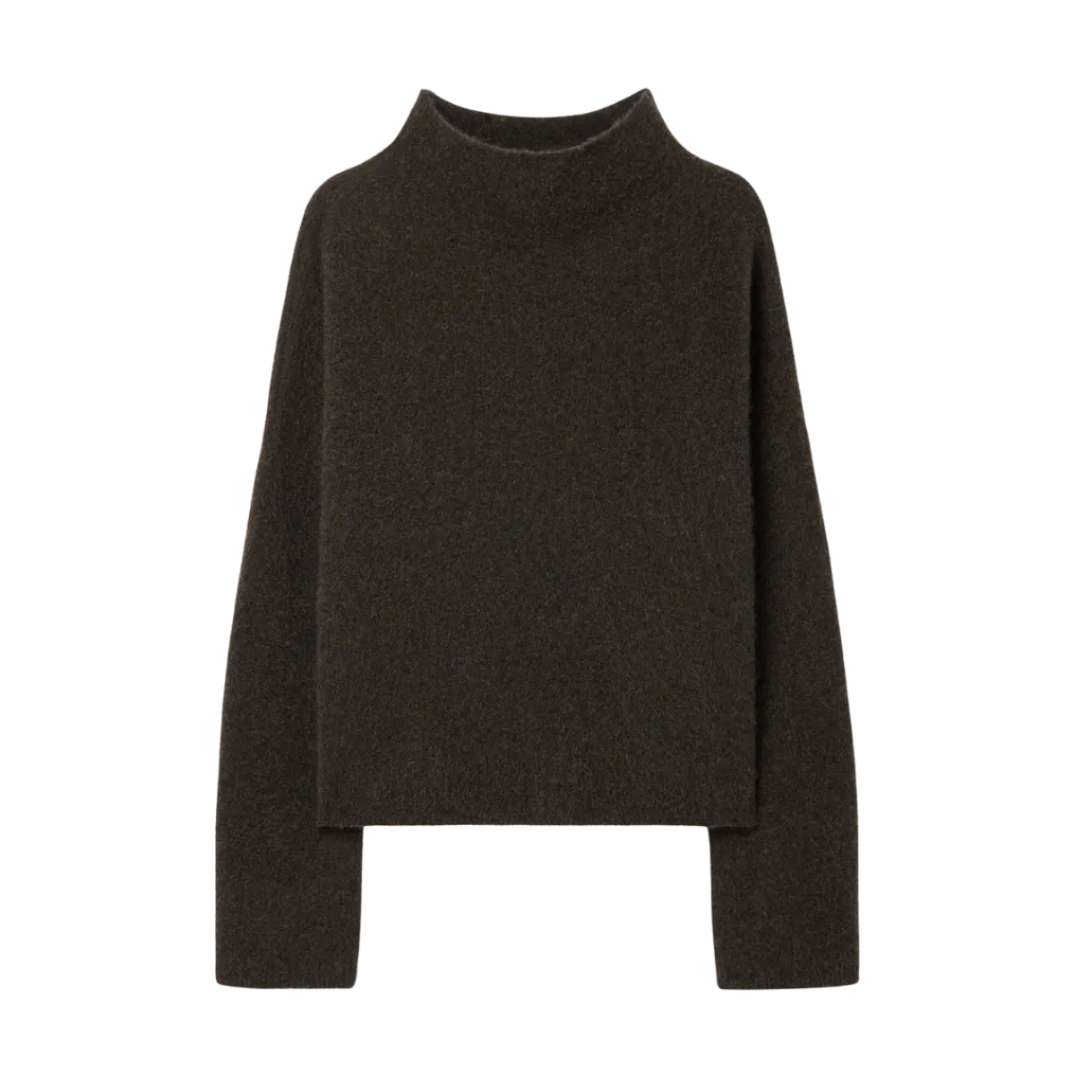 New Filippa K ika Yak Funneneck weater - Dark Khaki Green