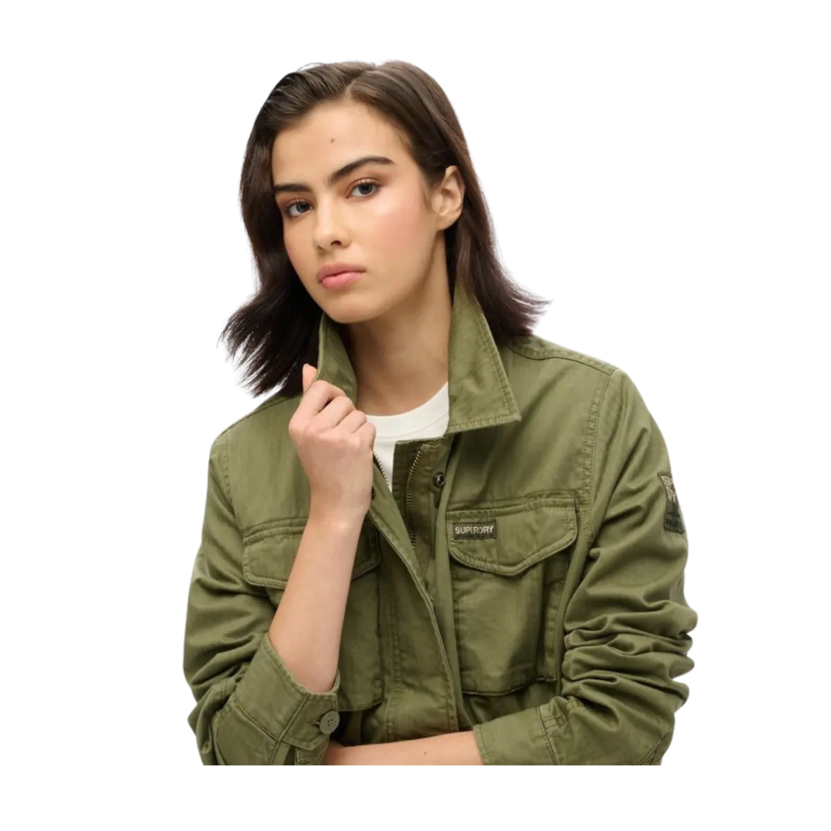 Superdry Military M65 Lined Jacket - Burnt Olive