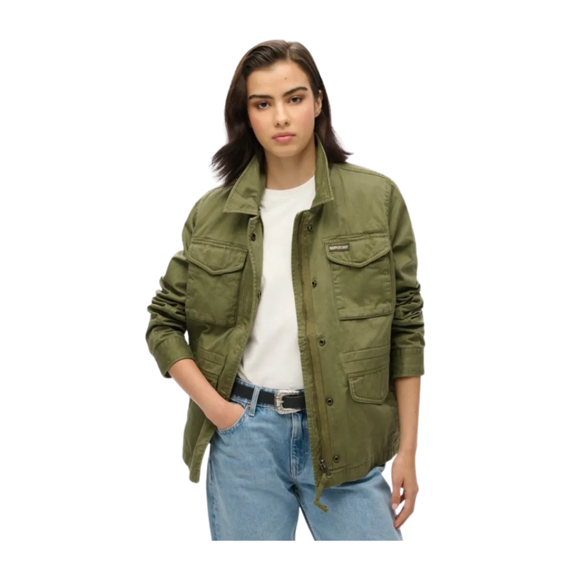 Superdry Military M65 Lined Jacket - Burnt Olive