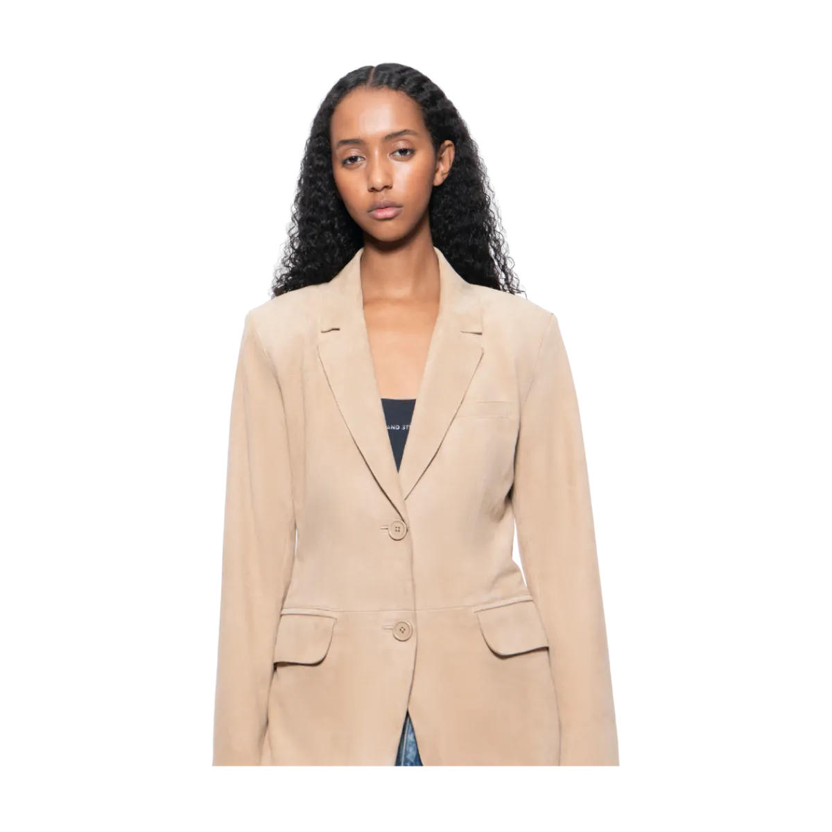 Outlet Stand Studios Mina Blazer - Sand