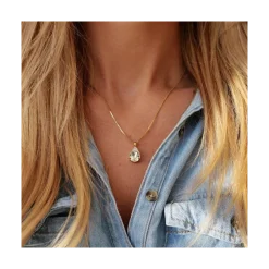 Online Caroline Svedbom Mini Drop Necklace Gold - Crystal