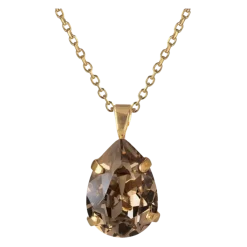 Discount Caroline Svedbom Mini Drop Necklace Gold - Greige