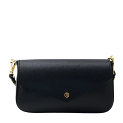 Online Latalia SG Mini Envelope Leather - Black
