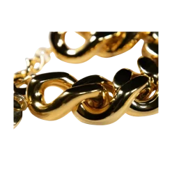 Clearance Vanessa Baroni Mini Flat Chain Bracelet - GOL Gold