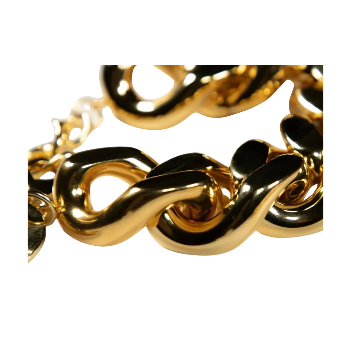 Clearance Vanessa Baroni Mini Flat Chain Bracelet - GOL Gold
