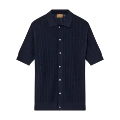 Best MM Gallery GDario Button Poo Knit - Etate Bue