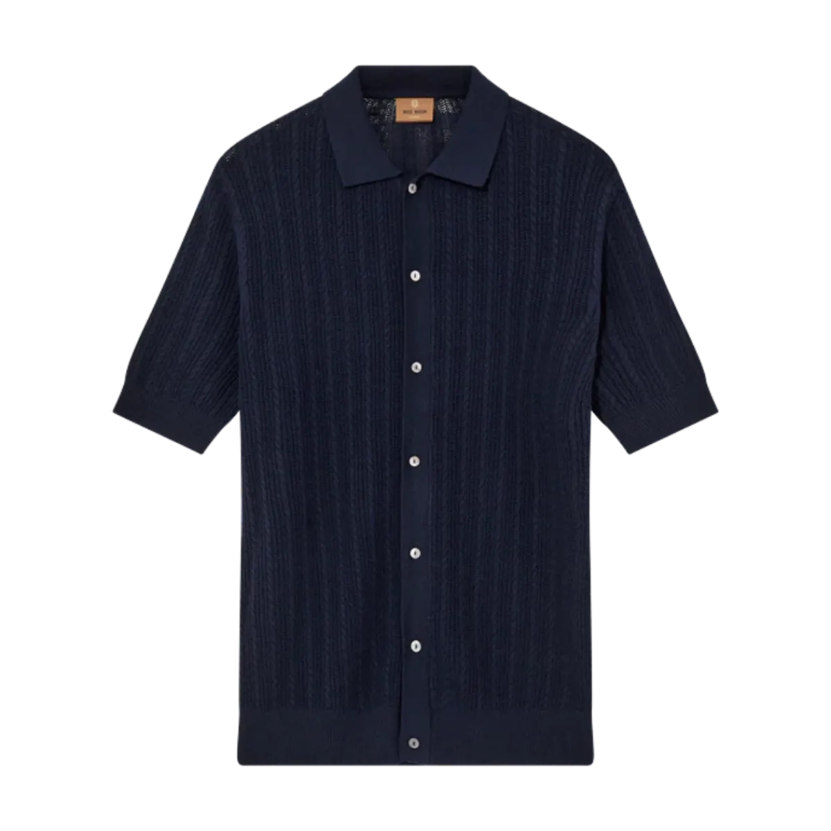 Best MM Gallery GDario Button Poo Knit - Etate Bue