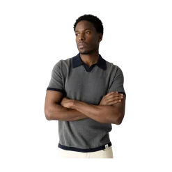 Online MM Gallery GRoa Batti Polo Knit - Navy