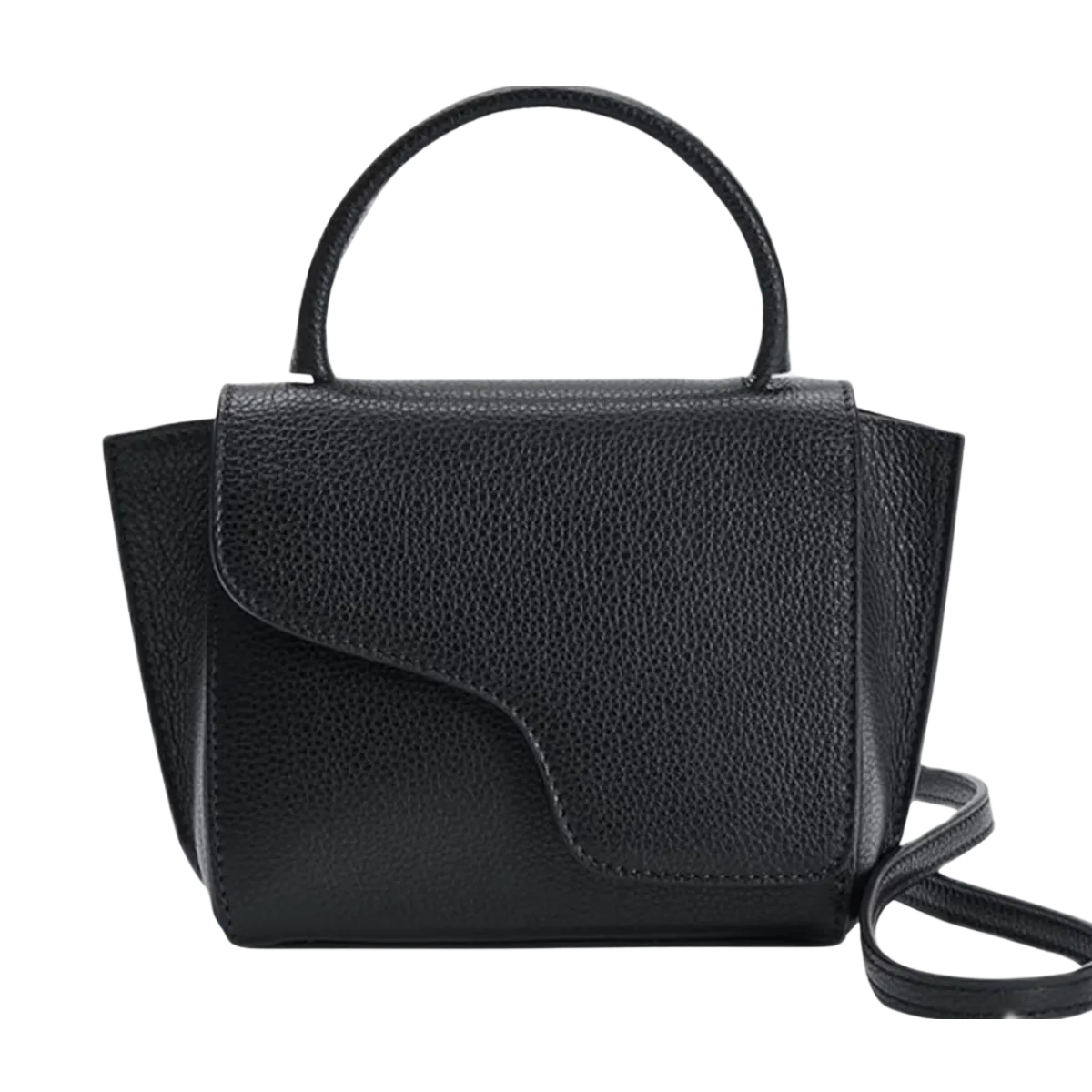 Hot ATP Atelier Montalcino Grained Calf - Black