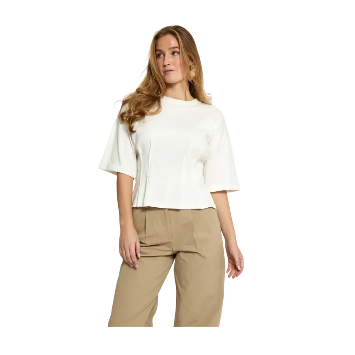 Online Minus Juniana T-hirt - Coud Dancer